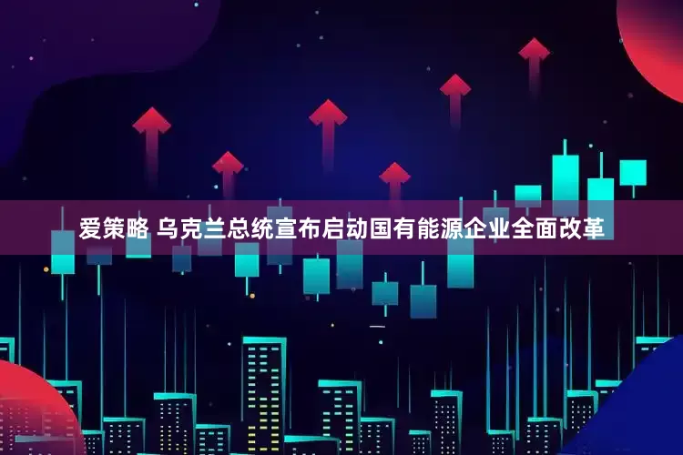 爱策略 乌克兰总统宣布启动国有能源企业全面改革